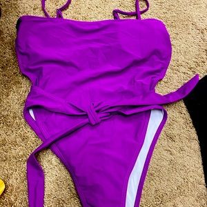 Sexy Purple One Piece